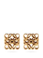 Ladies Jewellery Loewe - Anagram Stud Earrings - Womens - Gold