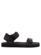 Ladies Shoes The Row - Hook And Loop Nappa-leather Sandals - Womens - Black