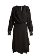 Dodo Bar Or Mirella Crystal-embellished Stretch-crepe Dress