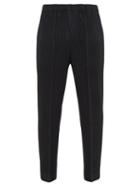 Matchesfashion.com Homme Pliss Issey Miyake - Cropped Pliss Trousers - Mens - Black