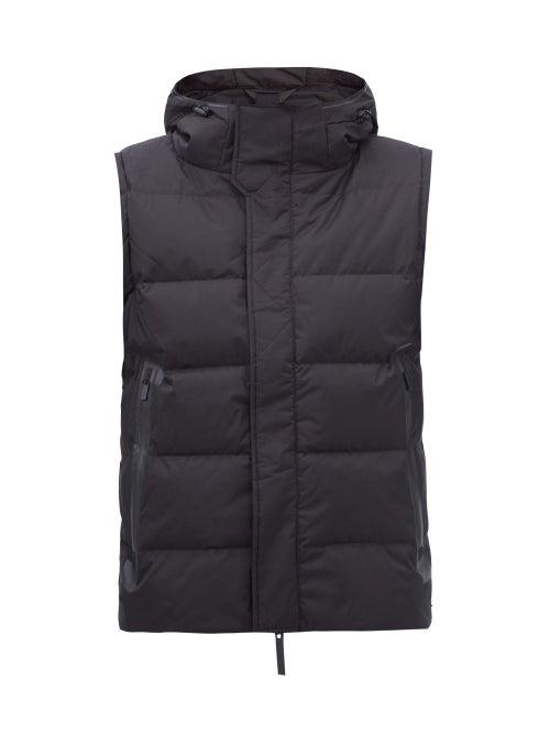 Templa - Hooded Quilted-shell Down Ski Vest - Mens - Black