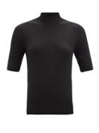 Matchesfashion.com Jil Sander - Roll-neck Cashmere-blend Sweater - Womens - Black