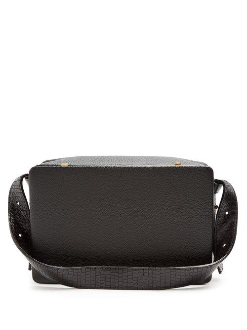 Matchesfashion.com Lutz Morris - Tate Medium Leather Shoulder Bag - Womens - Black