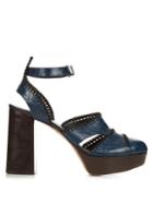 Clergerie Holly Leather High-platform Sandals