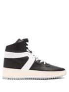 Matchesfashion.com Fear Of God - High Top Leather Trainers - Mens - Black Multi
