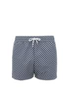 Matchesfashion.com Frescobol Carioca - Lightning Print Sport Fit Swim Shorts - Mens - Blue Multi