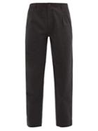 Matchesfashion.com Folk - Assembly Straight-leg Cotton-twill Trousers - Mens - Black