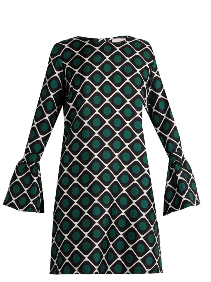 La Doublej Editions The Happy Wrist Silk-twill Dress