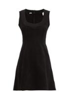 Matchesfashion.com William Vintage - Alaa Sleeveless Stretch Mini Dress - Womens - Black