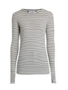 Raey Long-sleeved Striped Ribbed T-shirt
