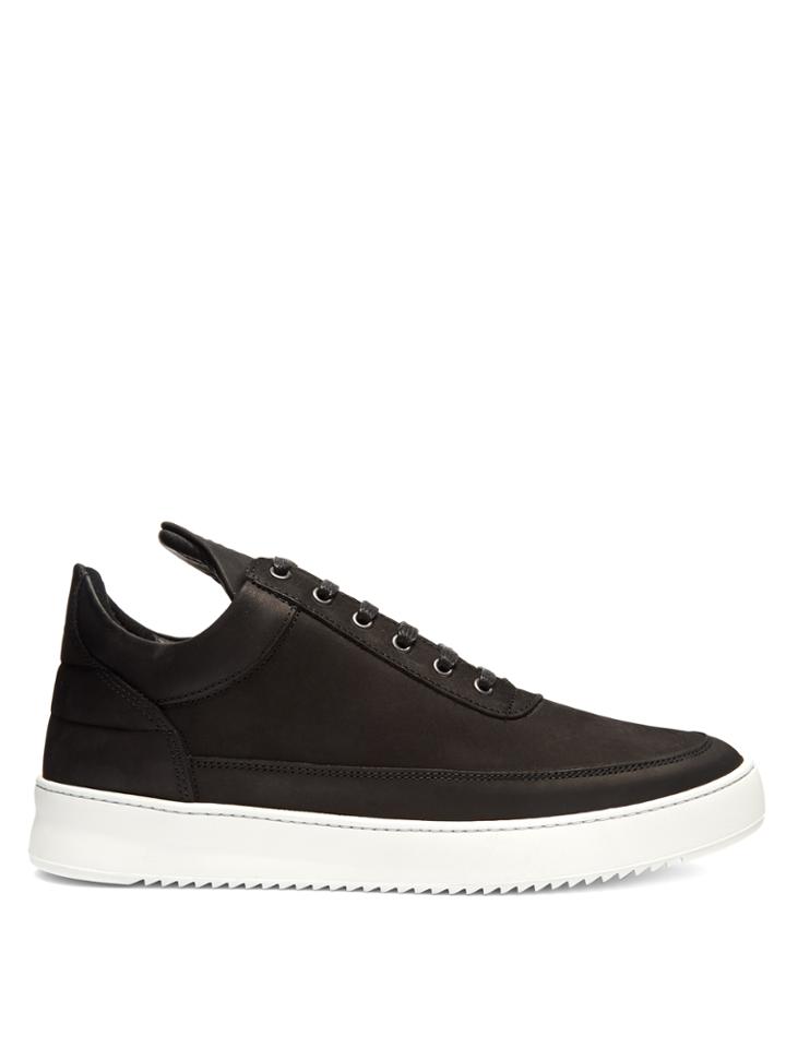 Filling Pieces Fundament Ripple Low-top Nubuck-leather Trainers