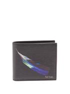 Paul Smith Feather-print Bi-fold Leather Wallet