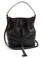 Loewe Midnight Grained-leather Bucket Bag