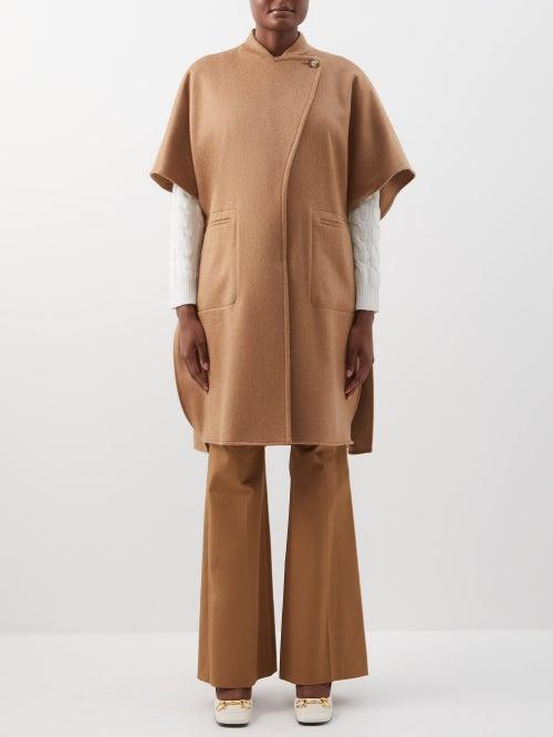 Max Mara - Canapa Poncho - Womens - Brown
