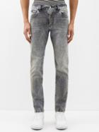 Dolce & Gabbana - Slim-leg Washed-denim Jeans - Mens - Grey