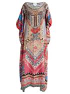 Camilla Hani Heaven-print Silk Kaftan