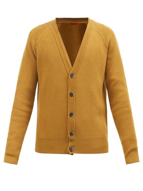 Barena Venezia - Paluelo V-neck Wool Cardigan - Mens - Brown