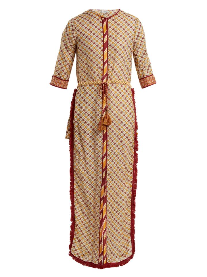 Talitha Tutsi Graphic-print Cotton And Silk-blend Cover-up