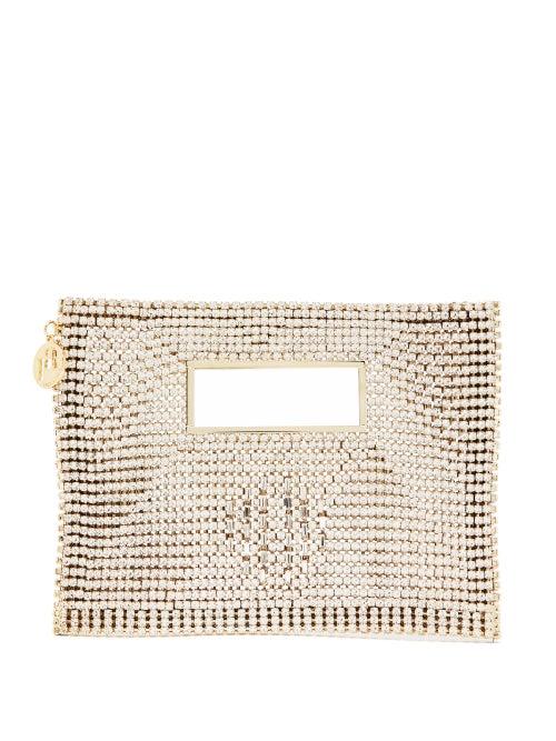 Matchesfashion.com Rosantica - Iside Crystal-embellished Envelope Clutch Bag - Womens - Crystal