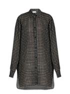 Raey Checked Cotton And Silk-blend Oversized Shirt