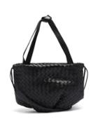 Matchesfashion.com Bottega Veneta - The Bulb Intrecciato Leather Bag - Womens - Black