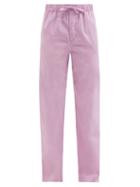 Ladies Lingerie Tekla - Drawstring Organic-cotton Pyjama Trousers - Womens - Pink