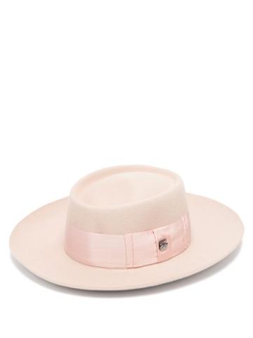 Matchesfashion.com Fil Hats - Niseko Wool Blend Hat - Womens - Pink