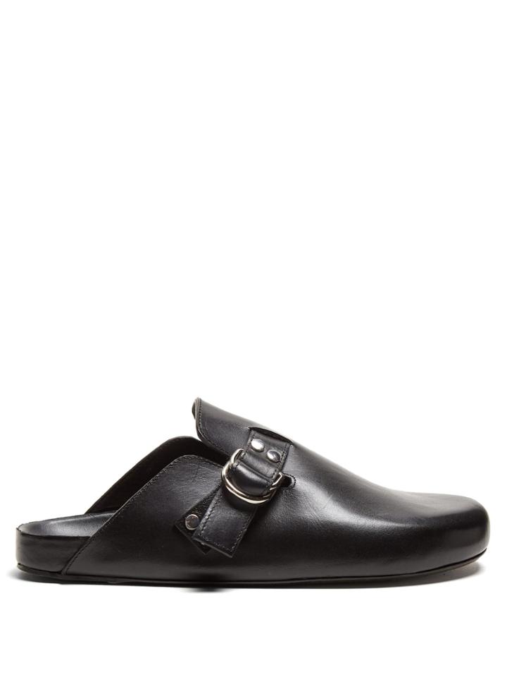 Isabel Marant Murfee Leather Slippers