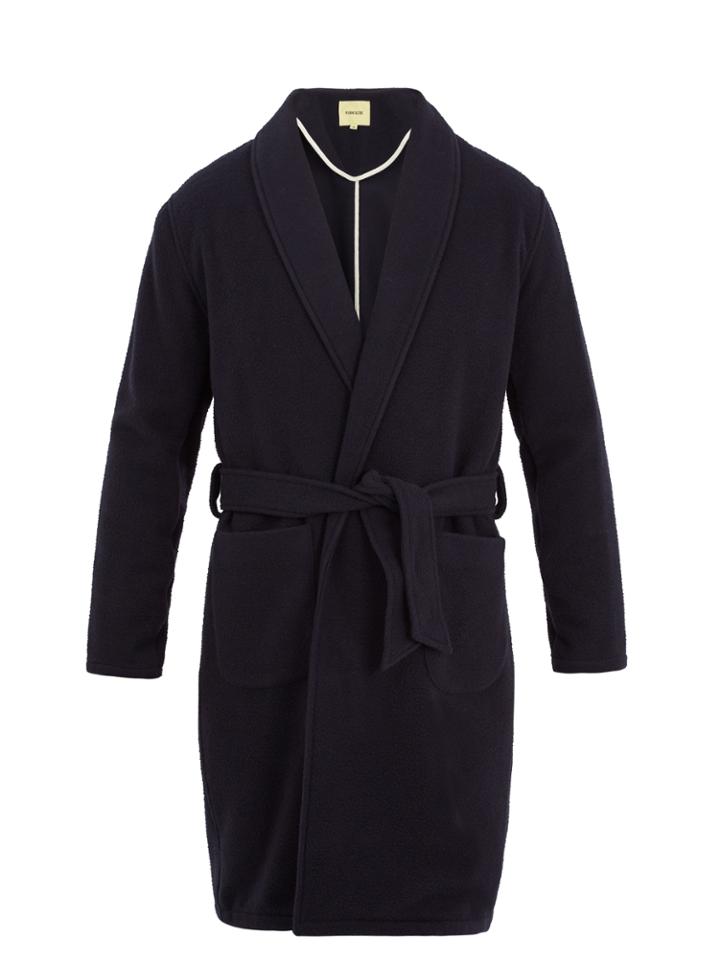 De Bonne Facture Shawl-lapel Wool Coat