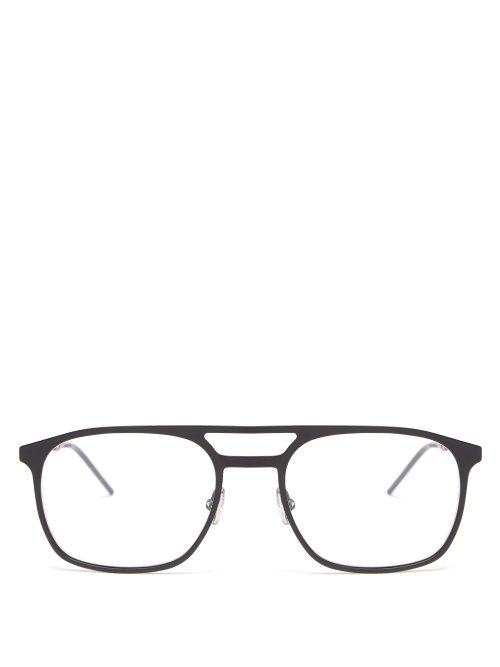 Matchesfashion.com Dior Homme Sunglasses - D Frame Acetate Glasses - Mens - Black