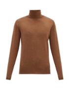 Matchesfashion.com Caruso - Roll-neck Wool Sweater - Mens - Beige