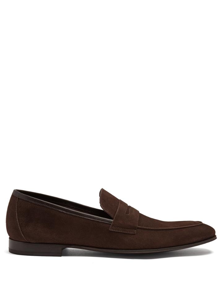Paul Smith Glynn Suede Penny Loafers