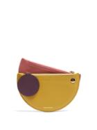 Roksanda Dual Semi-circle Leather Coin Purse