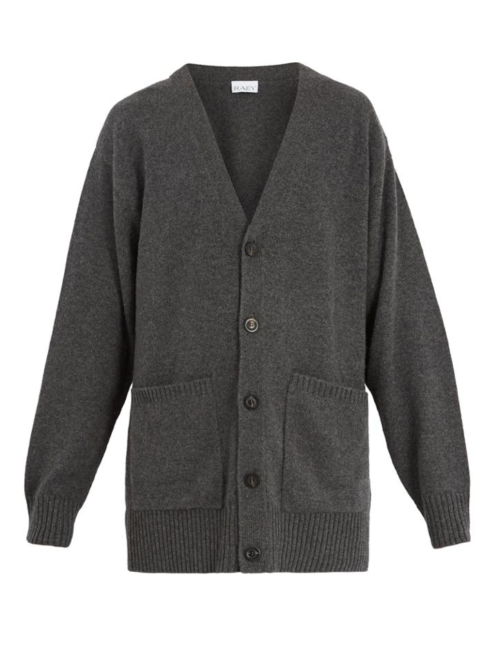 Raey Long-line Cashmere Cardigan