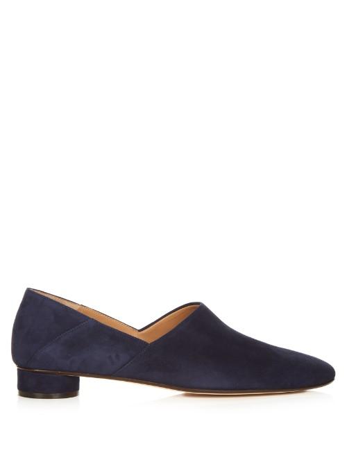 The Row Noelle Suede Loafers