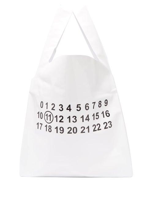 Matchesfashion.com Maison Margiela - Oversized Pvc Tote Bag - Mens - White