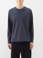 Rag & Bone - Miles Pocket Organic-cotton Long-sleeved T-shirt - Mens - Black