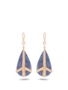 Jacquie Aiche Diamond, Sapphire & Rose-gold Earrings