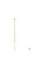 Diane Kordas Diamond And Rose-gold Chain Earrings