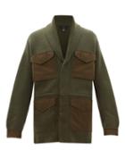 Matchesfashion.com Alanui - Gabardine Pocket Cashmere Field Jacket - Mens - Green