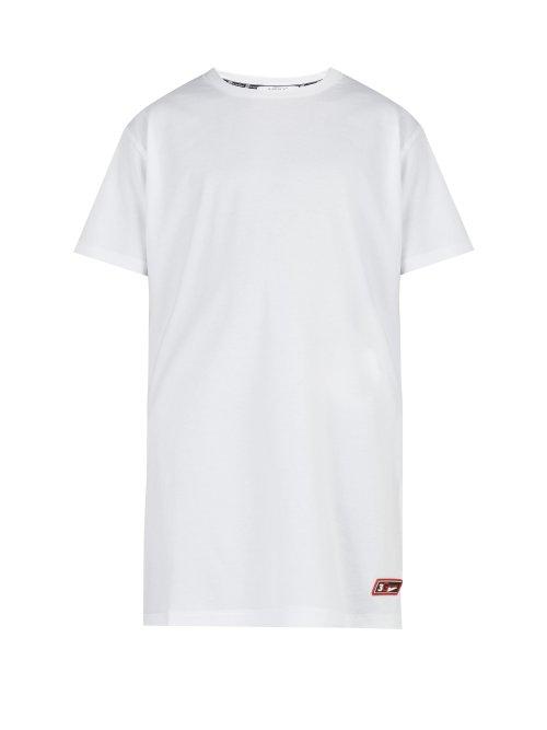 Matchesfashion.com Givenchy - Rubber Logo Cotton T Shirt - Mens - White
