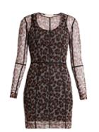 Christopher Kane Leopard-print Mesh Dress