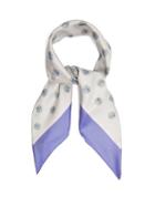 Matchesfashion.com Valentino - Floral Print Silk Blend Scarf - Womens - Blue