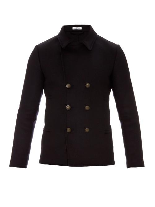Tomas Maier Double-breasted Wool-blend Coat