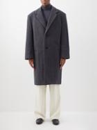 Lemaire - Chesterfield Virgin Wool-blend Overcoat - Mens - Grey