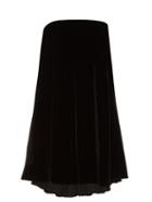 La Mania Baubo Strapless Velvet Dress