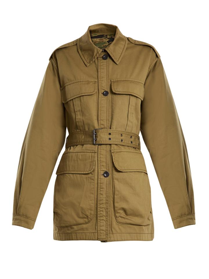 M.i.h Jeans Lang Point-collar Reversible Jacket