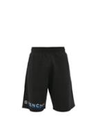 Matchesfashion.com Givenchy - Amore-print Cotton-jersey Track Shorts - Mens - Black