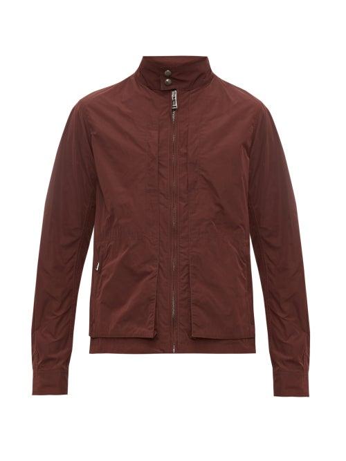 Matchesfashion.com Belstaff - Grove Water Repellent Zip Through Jacket - Mens - Dark Red