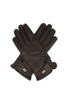 Matchesfashion.com Burberry - Technical Panel Leather Gloves - Mens - Black